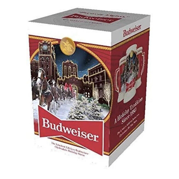 2020 Clydesdale Holiday Stein - Brewery Lights - 41St Edition - Ceramic Beer Mug - Picture 2 of 2
